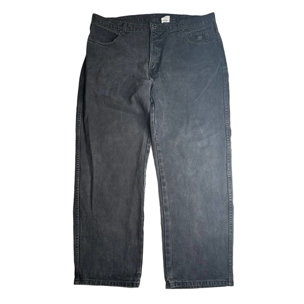 Vintage Harley Davidson Mens Traditional Black Denim Pants Jeans Size 40x30